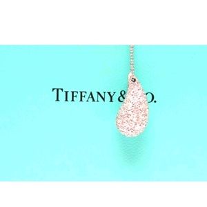 Tiffany & Co. Elsa Peretti Platinum XL Tear Drop